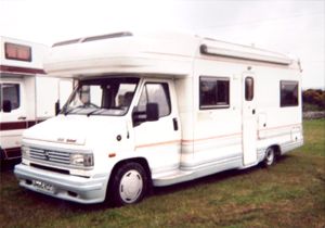 Motor home Wilkins Bar, Churchill, Letterkenny, County Donegal, Ireland